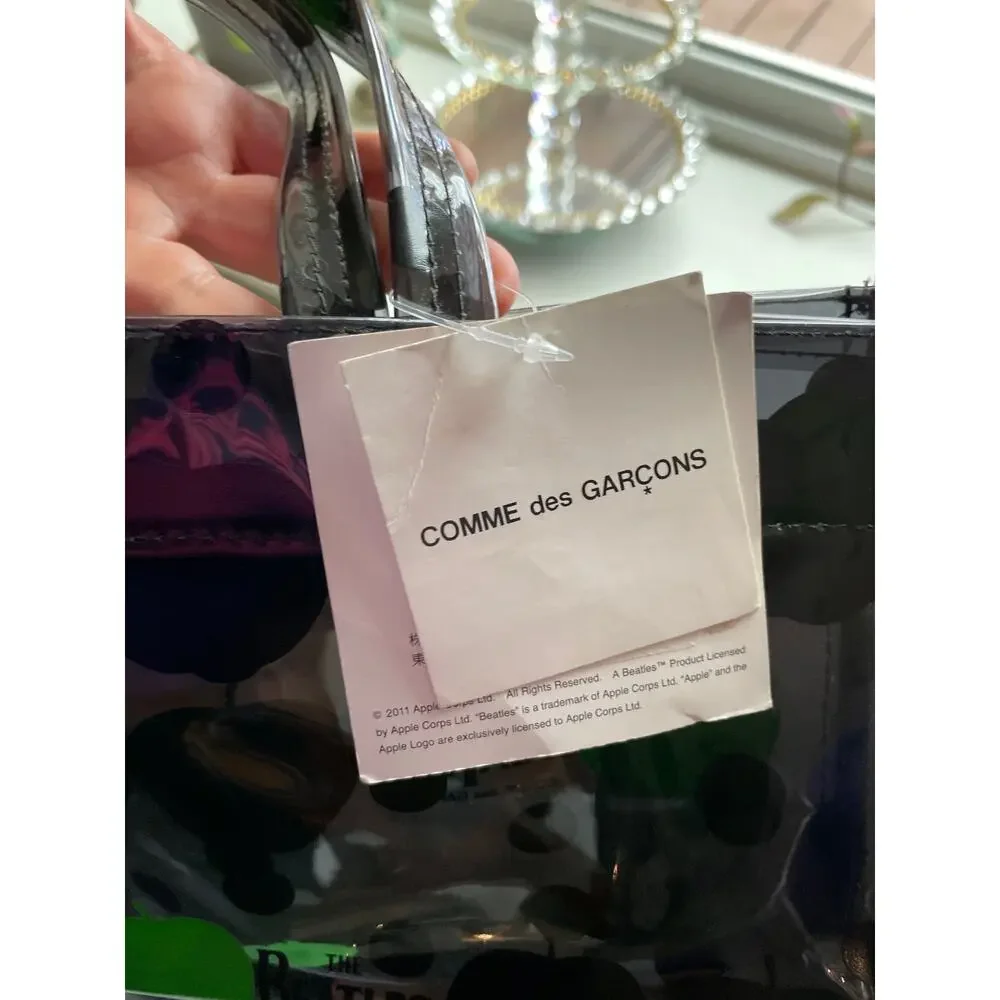 Comme des Garçons Beatles Beatles CDG clear Bag